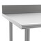 Flash Furniture Reese 430 Stainless Steel 18 Gauge 30-in x 48-in Table w/Adjustable Shelf and 4-in Backsplash NH-WT-3048-GG-B4-GG - alternate 4